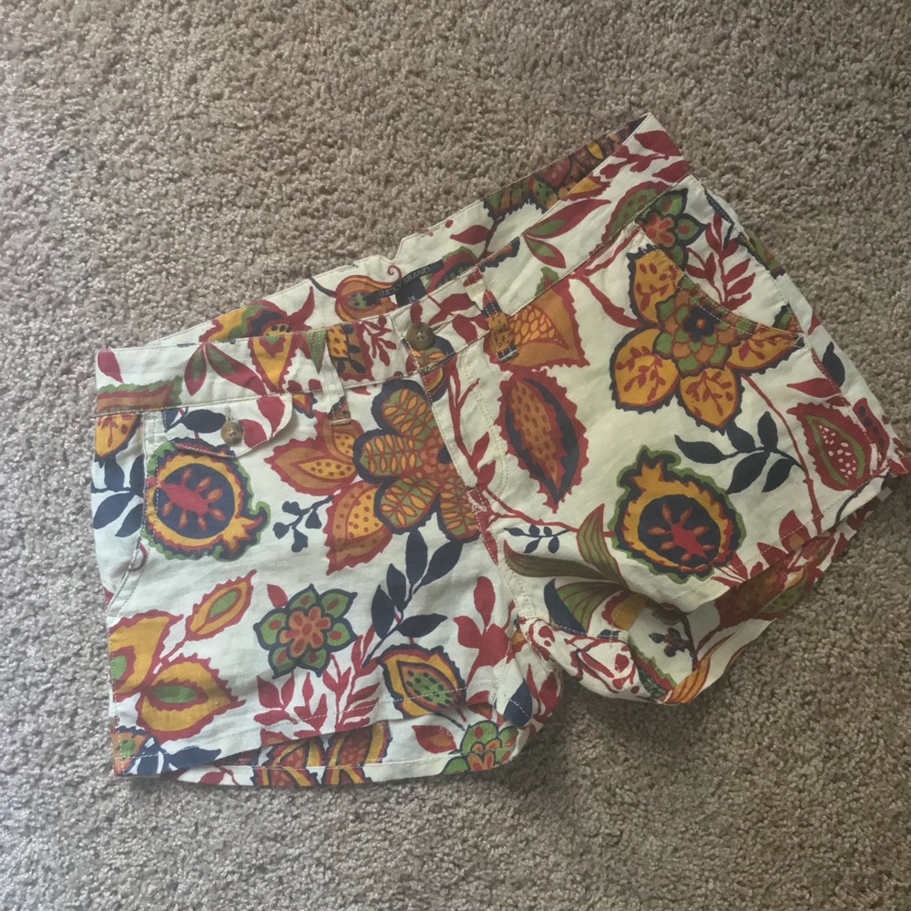 Lucky Brand Women’s linen print shorts